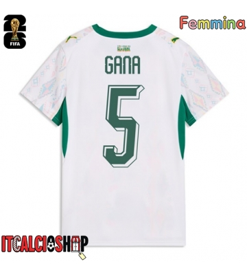 Senegal Idrissa Gueye #5 Prima Maglia Femmina Mondiali 2026 Manica Corta
